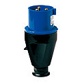 Plug 16A 3P 6h with cable gland for lighting and stage technology