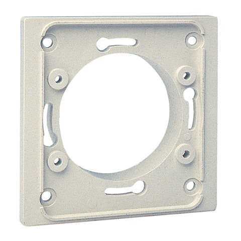 MONDO cover plate, small version, two-piece in light grey
