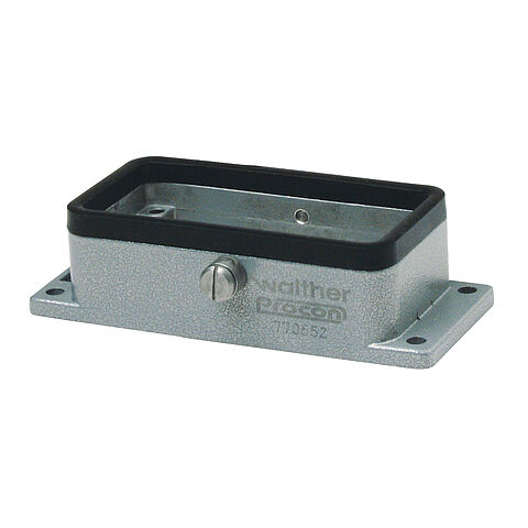 Panel housing B10, BB18, DD42 and MOB10 from aluminium, height 28mm with central locking system