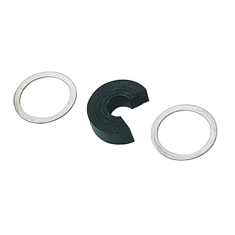 Cut-out gasket ring with pressure rings M32